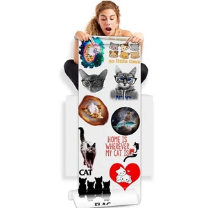 Hoja de pandillas Cat Lovers DTF, transferencias DTF, lista para presionar - C Purrfectamente creativa - Imagen 1 de 2