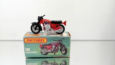 Matchbox Superfast 18 Hondarora Honda Motocicletta Moto Near Mint in Box Raro - Immagine 1 di 4