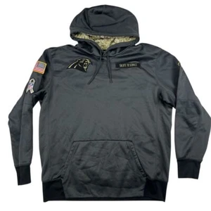 Felpa Nike con cappuccio uomo XL Salute To Service NFL Panthers Therma-Fit mimetica militare - Foto 1 di 15