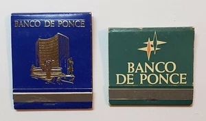 VTG MATCHBOOK LOT OF 4 / BANCO DE PONCE / PUERTO RICO 1960's-70's - Picture 1 of 4