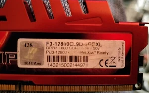 G. SKILL 4GB (1 x 4GB) PC3-12800 (DDR3-1600) Memory (F3-12800CL9D-4GBXL) - Picture 1 of 3