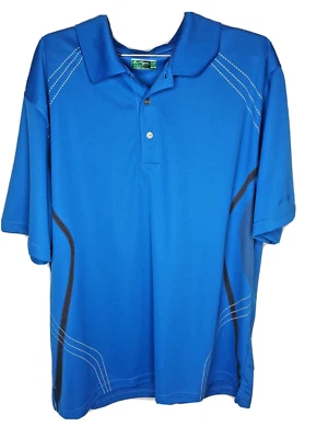 Ben Hogan XL (46-48) Man's Golf shirt Cerulean Blue Performance wear light weigh - Image 1 of 4