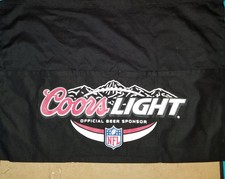 Coors Light Nfl Cocktail Waitress Apron 3 Pocket.