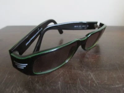 Emporio Armani Black With Green Sunglasses 665-S 614  Italy - Image 1 of 4
