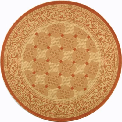 Alfombra SAFAVIEH Exterior CY1502-3201 Patio Natural/Terra Foto 1 de 4