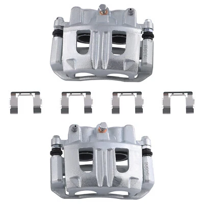 Front Disc Brake Caliper Set w/Bracket for Saturn Vue 04-07 Pontiac Torrent 2006 - Image 1 of 4