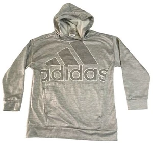Adidas Girls Size XL Pullover Hooded Sweater Large Logo Classic Cozycore Comfy - Picture 1 of 7