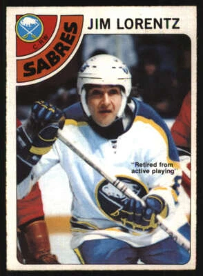 1978-79 O-Pee-Chee #161 Jim Lorentz EX/EX+ Sabres 606140 - Image 1 of 2