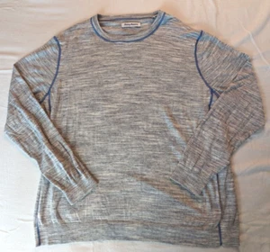 Tommy Bahama Marble Beach Long Sleeve T-Shirt Mens XL Modal & Wool Blue Gray - Picture 1 of 7