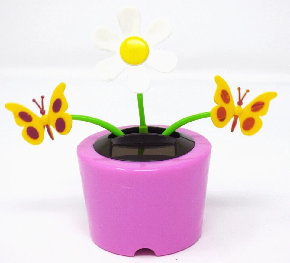 Nueva margarita danzante con energía solar con mariposas Foto 1 de 1