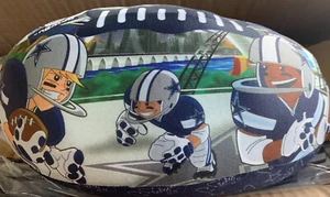**LOOK** Dallas Cowboys NEW Rush Zone Football Pillow  (FREE SHIPPING) - Picture 1 of 3
