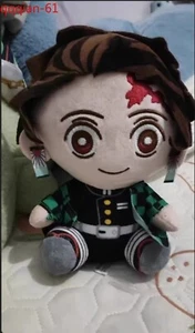 Anime Demon slayer Kimetsu no Yaiba " Tanjiro Kamado " Plush Doll Toy 20cm Gift - Picture 1 of 3