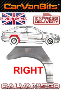 PARA BMW E36 3 CUPÉ CABRIO 90-00 PASO RUEDA TRASERO GUARDABARROS REPARACIÓN CARROCERÍA PANEL ÓXIDO - Imagen 1 de 5