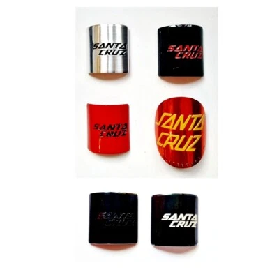SANTA CRUZ FAHRRAD KOPFABZEICHEN ABZIEHBILD AUFKLEBER 3M BMX ALUMINIUM REPLIKAT SKATEBOARD