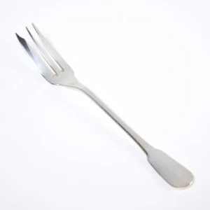 Christofle Cluny France Silver Plated Cold Meat Vegetable Serving Fork 10"l B - Picture 1 of 3