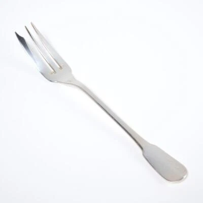 Tenedor para servir verduras carne fría chapado en plata Christofle Cluny Francia 10" l B Foto 1 de 3