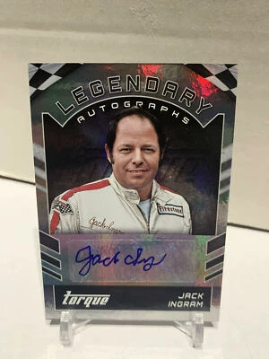 2016 Panini Torque Legendary Autographs Jack Ingram #LA-JI Nascar Autograph - Image 1 of 2