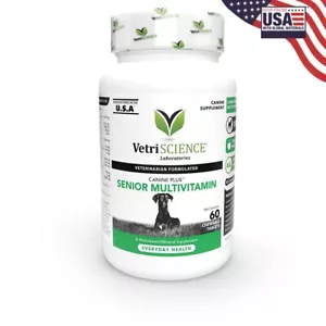 VetriScience Canine Plus Senior Multivitamin for Dogs, Chewable Tablet – Seni... - Picture 1 of 5