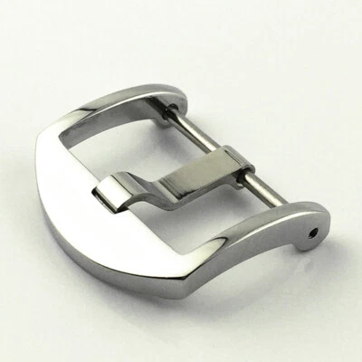 Cierre de reloj sólido de acero inoxidable con hebilla de pasador de tornillo 18 20 22 24 26 mm para Panerai - Imagen 1 de 4