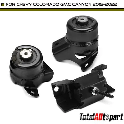 3x Montaje de motor y transmisión nuevo para Chevrolet Colorado 15-22 GMC Canyon Foto 1 de 4