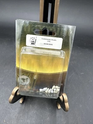 MAXMINI ALIEN (10) CABEZAS CAMMANDO RESINA SIN PINTAR WARHAMMER SCIFI Foto 1 de 4