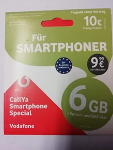 0174 XXX. Vodafone  Spezial 6 GB Mobil Prepaid   Karte. - Bild 1 von 1