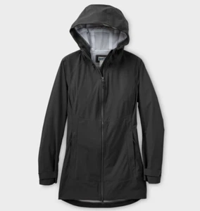 HOT DEAL Women's Dryfecta Rain Coat IN DULUTH, Black - Picture 1 of 2