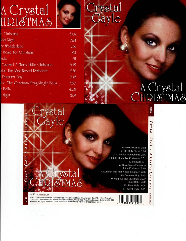 CRYSTAL GAYLE - A CRYSTAL CHRISTMAS (CD 1996)  **11 TRACKS** Foto 1 de 1