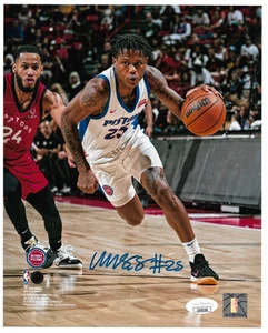 Detroit Pistons MARCUS SASSER  Signed 8x10 Photo JSA - Picture 1 of 1