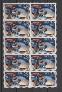 #2619 1992 Estampilla Olímpica de Béisbol LOTE AL POR MAYOR - Bloque de DIEZ Como Nueva Nunca Montada - Imagen 1 de 1