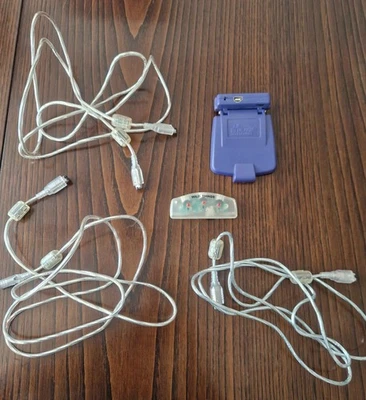 Game Boy Advance Flip Top Screen Light and 3 Link Cables - Accessories Bundle - Image 1 of 4