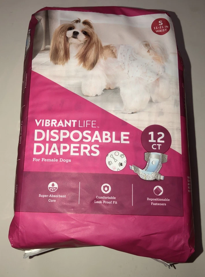 Vibrant Life Disposable Diapers for Female Dogs - XS - Image 1 of 1