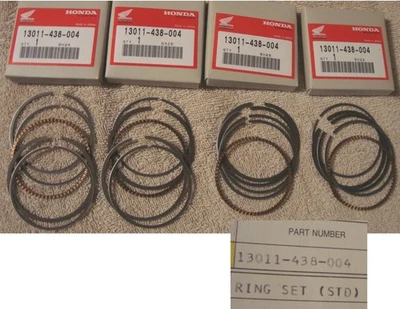 **NOS Honda CBX CB900C F - 4 JUEGOS ANILLOS DE PISTÓN STD -1979 80 81 82- 13011-438-004 Foto 1 de 2