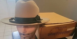 Stratton VINTAGE Trooper Sz 7 Felt Hat Made In USA W/box - Picture 1 of 10