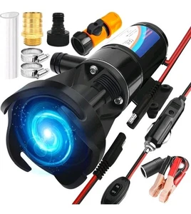 Pompa Maceratore per Camper, 12V 12gpm Maceratore Camper con Sgancio Rapido, Pompa Fognature - Foto 1 di 8