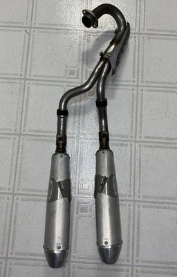 Honda CRF450R & RX 2017-20’ OEM cabezal y silenciadores de acero inoxidable nuevo despegue Foto 1 de 4