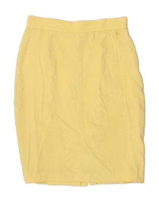 BYBLOS Mujer Falda Lápiz IT 44 Mediana W30 Amarillo Viscosa GY08 Foto 1 de 3