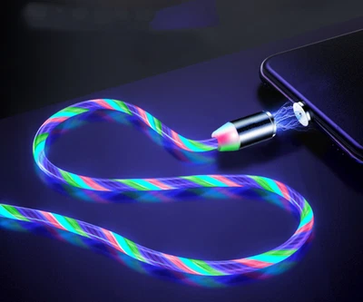 Magnetic Light Up Phone Charger 3 in 1 For Apple & Android - Image 1 of 4