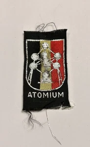 Parche insignia de viaje y turismo raro vintage 1958 ATOMIUM BRUSSELS 58 FERIA MUNDIAL - Imagen 1 de 13