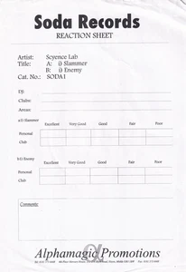 DRUM N BASS -- SCYENCE LAB -- SLAMMER / ENEMY --UK 12 - Picture 1 of 2