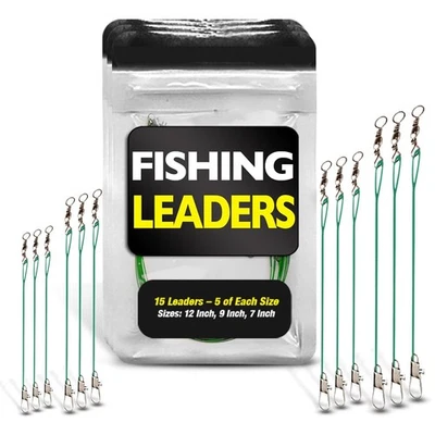 Fishing Leaders with Swivels - Carp - Pike - Catfish - Muskie - Walleye - Bas... - Image 1 of 4