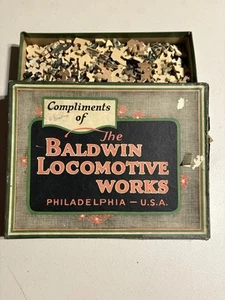 Rare Vintage Baldwin Locomotive Jigsaw Puzzle- 1920s-1930s Philadelphia Complete - Picture 1 of 9
