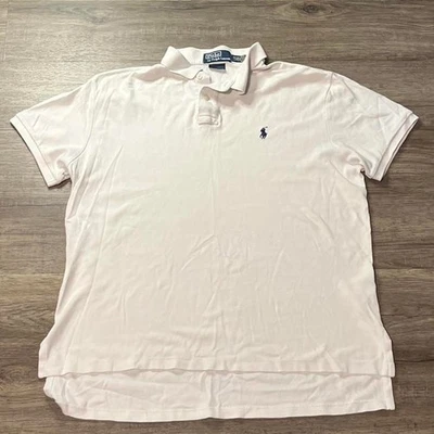Polo Ralph Lauren Blanco Vintage Ropa Deportiva Golf Botón Camisa Talla Grande Foto 1 de 3