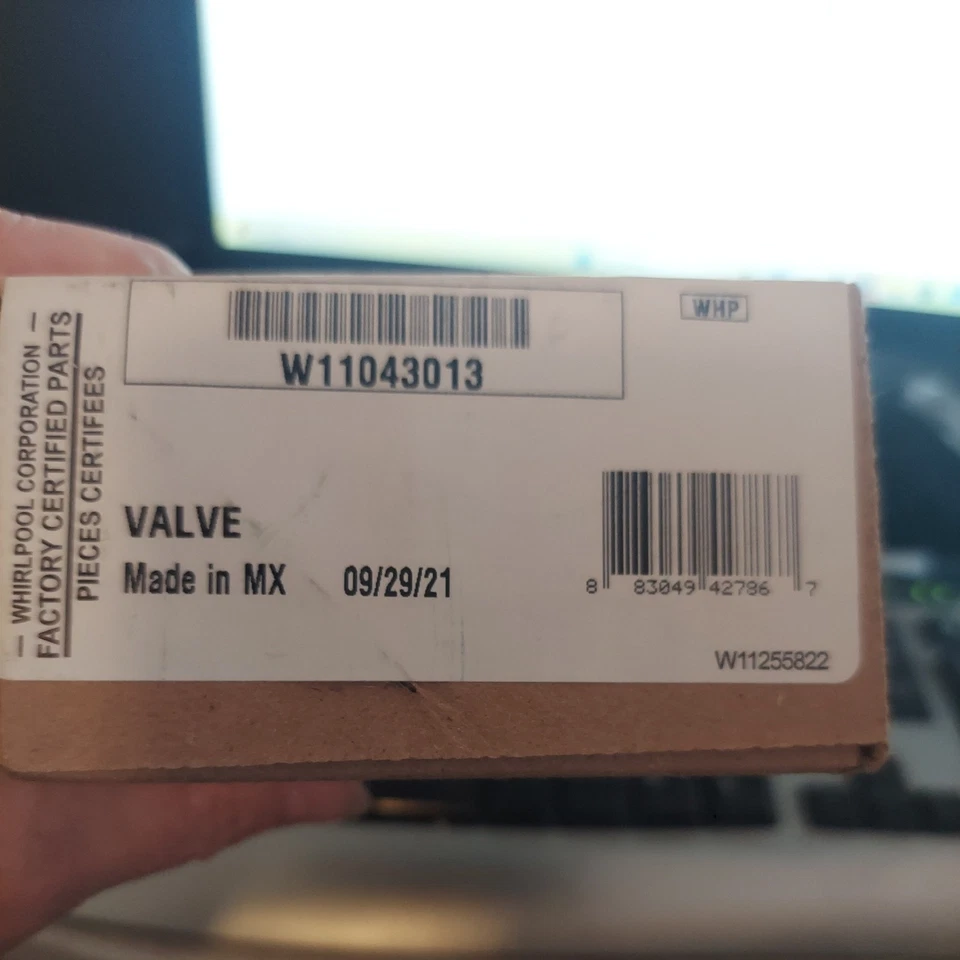 - NUEVO EN CAJA W11043013 OEM WHIRLPOOL MAYTAG Válvula de entrada de agua ASSY - Foto 1 de 1