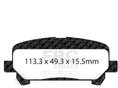 Rear Brake Pad Set For 2015-2018 GMC Canyon 2016 2017 QM862MM Foto 1 de 4