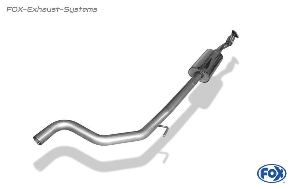 Fox Marmitta Scarico Sportivo per Opel Corsa e Presilenziatore