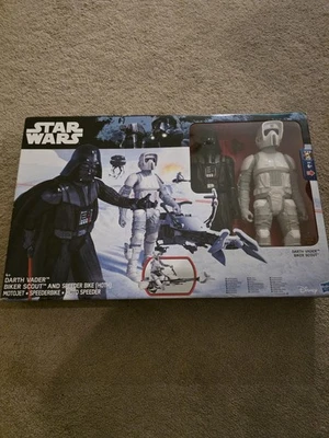 STAR WARS - Darth Vader Biker Scout And Speeder Bike (HOTH) Disney - Image 1 of 4