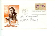 Harry Coover Super Glue Inventor Signed Autograph Fdc