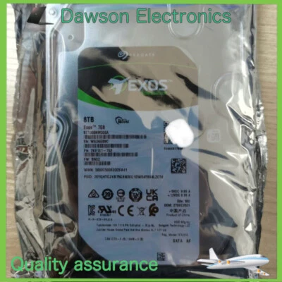 Seagate ST8000NM000A Exos 7E8 8TB Sata 256MB 3.5" Internal HDD Hard Disk Drive  - Image 1 of 2
