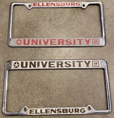 MARCO DE MATRÍCULA DE CAMIÓN GM VINTAGE AÑOS 70 CHEVROLET PAR CROMADO WA GMC CHEVY Foto 1 de 3